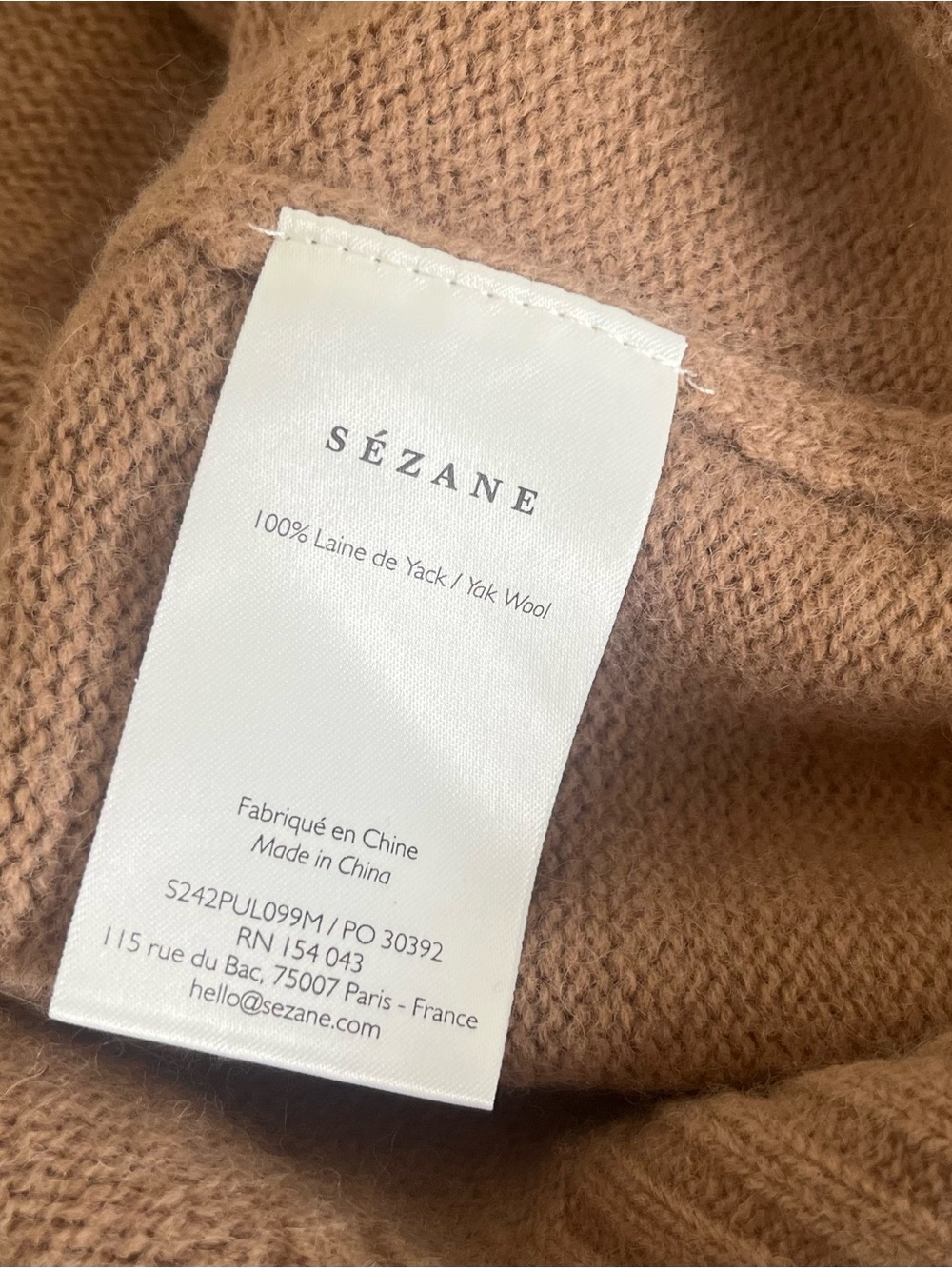 Sézane Maurice Jumper, XL - Picture 5 of 7
